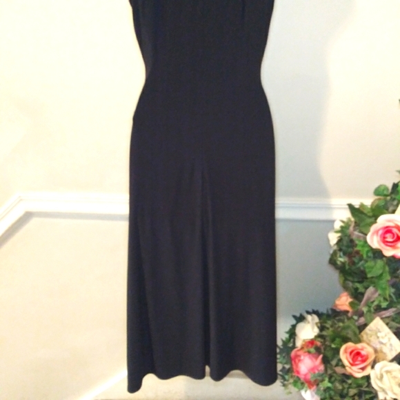 Jessica Howard New Without Tags Sexy Black Ruched Waist Cocktail Dress - Picture 7 of 11